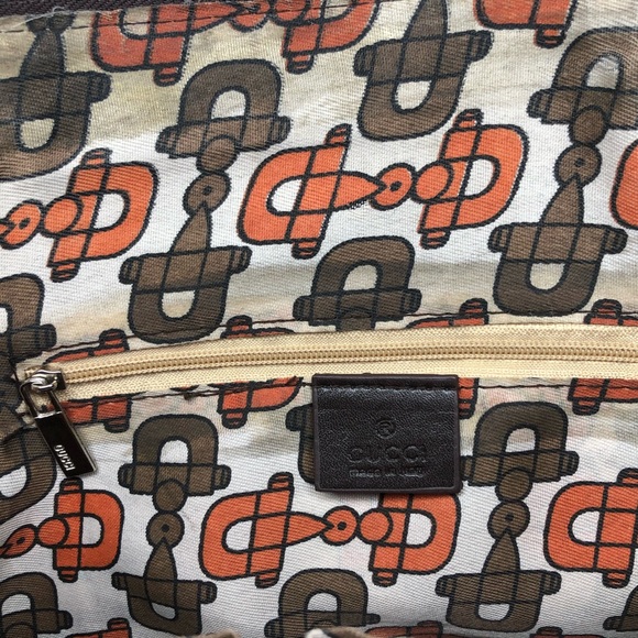 Vintage Gucci Crocodile & Leather Secret Web Tote - Picture 8 of 11